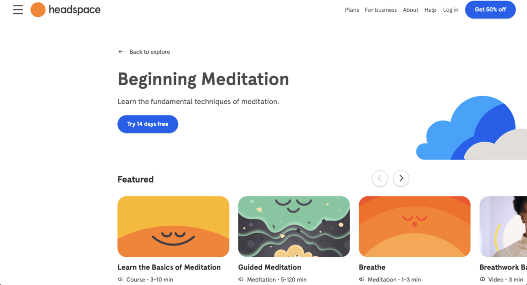 Easy mindfulness meditation